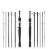 Dark Slate Gray Carbon Fishing Rod Straight Handle Bass Sea Fishing Rod