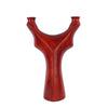 Brown Catapult Quintessence Wooden Red Sandalwood Red Sandalwood Flat Leather Sports Slingshot Red Sandalwood Shooting Slingshot