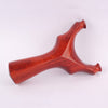 Brown Catapult Quintessence Wooden Red Sandalwood Red Sandalwood Flat Leather Sports Slingshot Red Sandalwood Shooting Slingshot