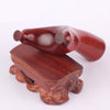 Brown Catapult Quintessence Wooden Red Sandalwood Red Sandalwood Flat Leather Sports Slingshot Red Sandalwood Shooting Slingshot INDIAN SLINGSHOT