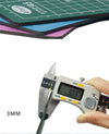 Medium Sea Green Cutting Board A3 Utility Knife Cutting Pad Three-Layer Double-Sided Paper Cutting Pad PVC Carving Knife Pad INDIAN SLINGSHOT