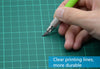Medium Sea Green Cutting Board A3 Utility Knife Cutting Pad Three-Layer Double-Sided Paper Cutting Pad PVC Carving Knife Pad INDIAN SLINGSHOT