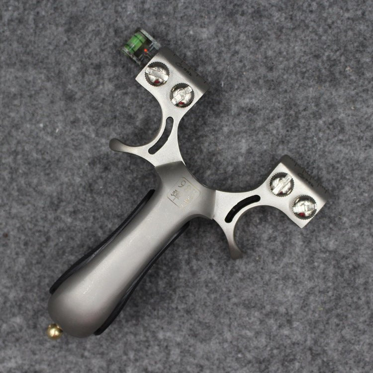 Dim Gray Double Screw Free Binding Flat Leather Fast-Pressing Clips Springer Outdoor Springer 98k Stainless Steel Big Head Slingshot