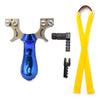 Light Gray Double screw resin blue handle slingshot precision shooting durable hunting slingshot