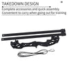 Archery Takedown Recurve Bow and Arrow Set Take-Down Straight Metal Bow Riser Beginner Shooting Practice Equipment