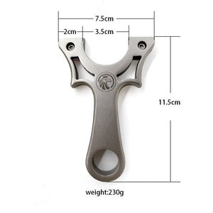 Gray Explosive Stainless Steel Eagle Head outdoor target shooting slingshots