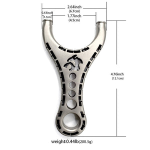 Gray Factory Direct Price Stainless Steel Slingshot Durable Steel Sling shot