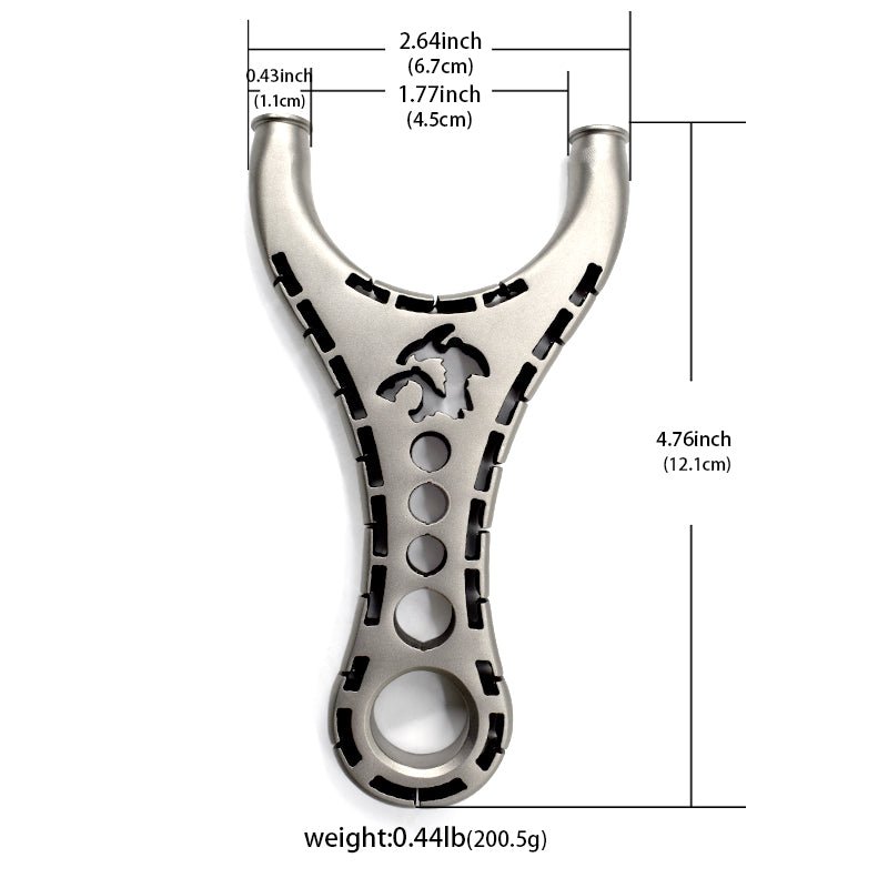 Gray Factory Direct Price Stainless Steel Slingshot Durable Steel Sling shot
