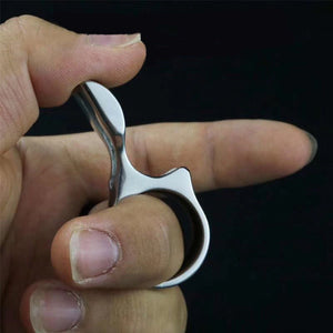 Black Factory hot sale finger launcher stainless steel fishing rod ring
