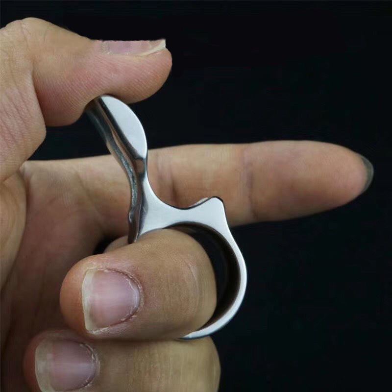 Black Factory hot sale finger launcher stainless steel fishing rod ring