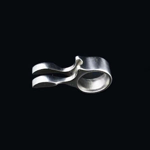 Black Factory hot sale finger launcher stainless steel fishing rod ring