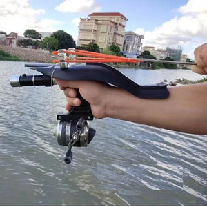 Light Slate Gray Fish Shooting Integrated Slingshot Laser Catapult Marking Dart Fishing Device Set High Pressure Fish Arrow MARKSMAN