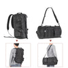Dark Slate Gray Fishing Gear Backpack Cylindrical Fishing Rod Bag Luya Outdoor Satchel