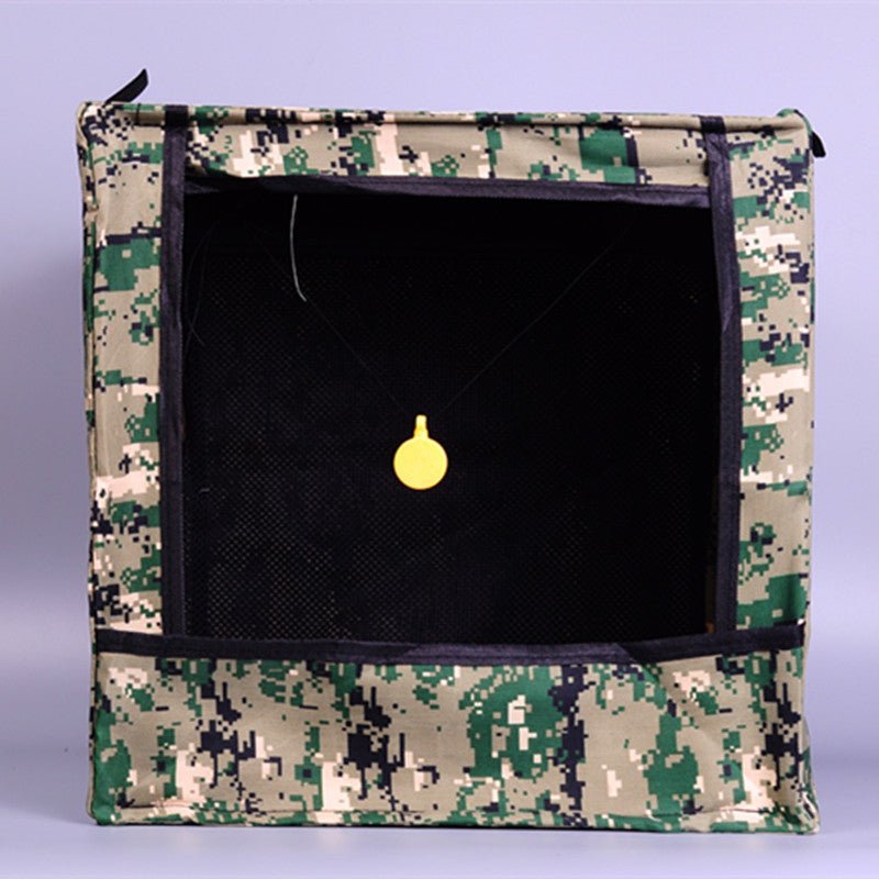 Black Foldable Slingshot Target Box Catapult Case Holder Shooting Archery Hunting Camouflage