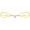 Light Goldenrod High Elastic Rebound Fast Fish Archery Rubber Band Slingshot Bracket With Hand Dispenser Archery Traditional 3060 Rubber Band