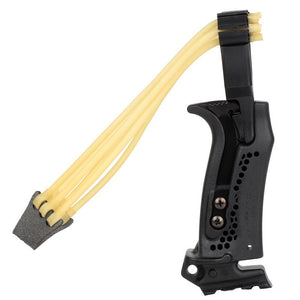 Pale Goldenrod High-end Slingshot Outdoor Professional Powerful Traditional Recurve  Positioning Slingshot 6-unit Card Ball Competition