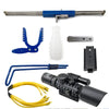 Beige High Precision Outdoor Hunting Rifle Slingshot With Telescope Laser Light for Catapult Shooting Slingshot