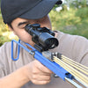 Beige High Precision Outdoor Hunting Rifle Slingshot With Telescope Laser Light for Catapult Shooting Slingshot