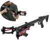 Dark Slate Gray High precision professional shooting slingshots with laser foldable hunting slingshot