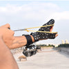 Light Gray High precision stainless steel professional outdoor shooting sling shot slingshot set