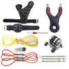 Light Gray High precision stainless steel professional outdoor shooting sling shot slingshot set