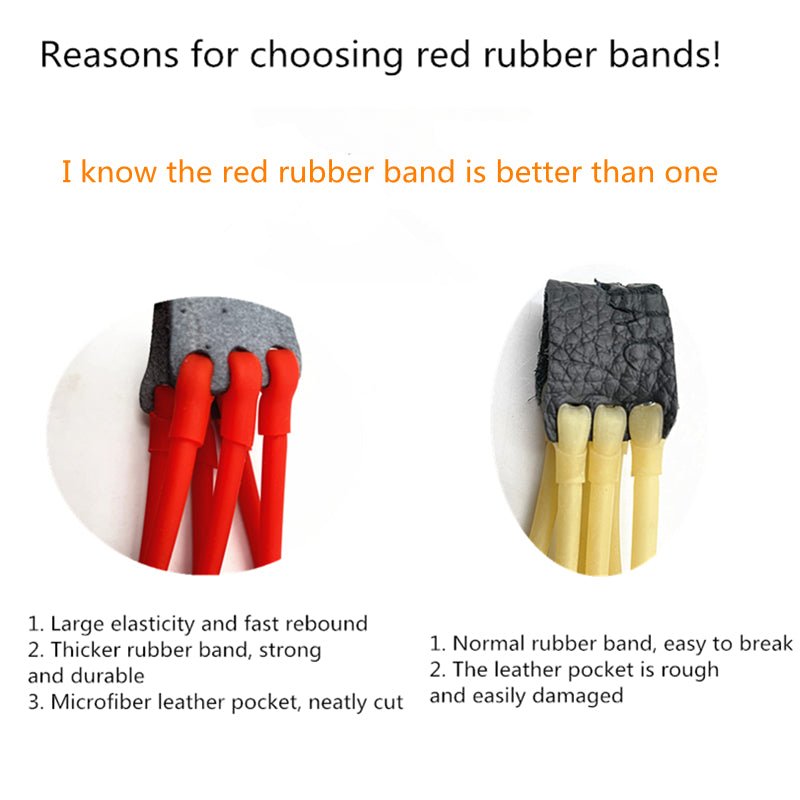 Dark Slate Gray High-quality Elastic Card Ball Rubber Band Slingshot Accessories Outdoor Game Pull Belt Fast Rebound Great Power