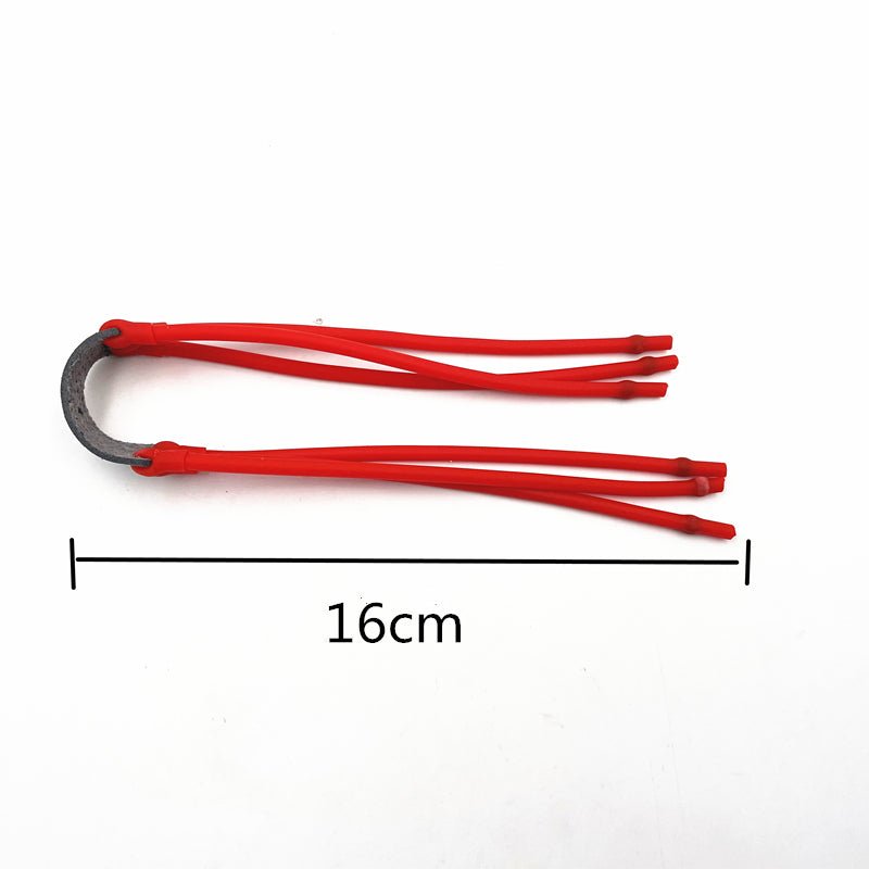 White Smoke High-quality Elastic Card Ball Rubber Band Slingshot Accessories Outdoor Game Pull Belt Fast Rebound Great Power