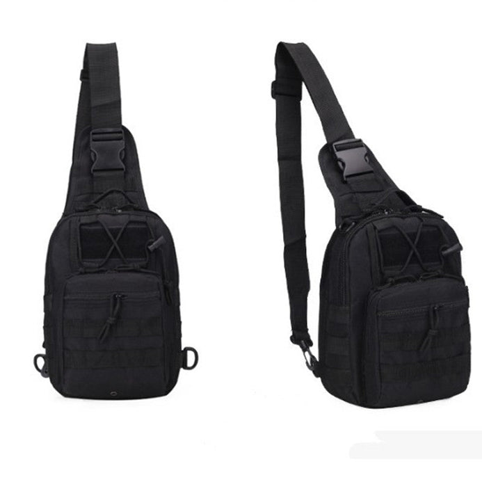 Military chest bag in black 2025