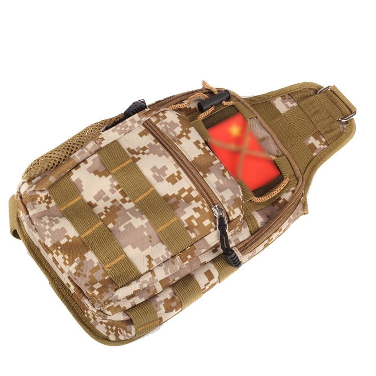 High Quality Outdoor Camouflage Canvas Tactical Chest Bag Diagonal