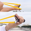 Light Goldenrod High-quality outdoor shooting sling shot rubber band slingshot for hunting