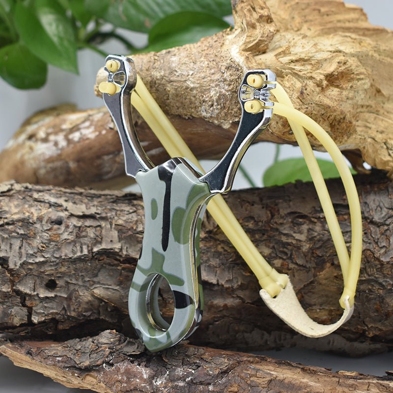 Dark Olive Green High Quality top 304 stainless steel  with trailing  accessories Camouflage Professional slingshot competitive matches