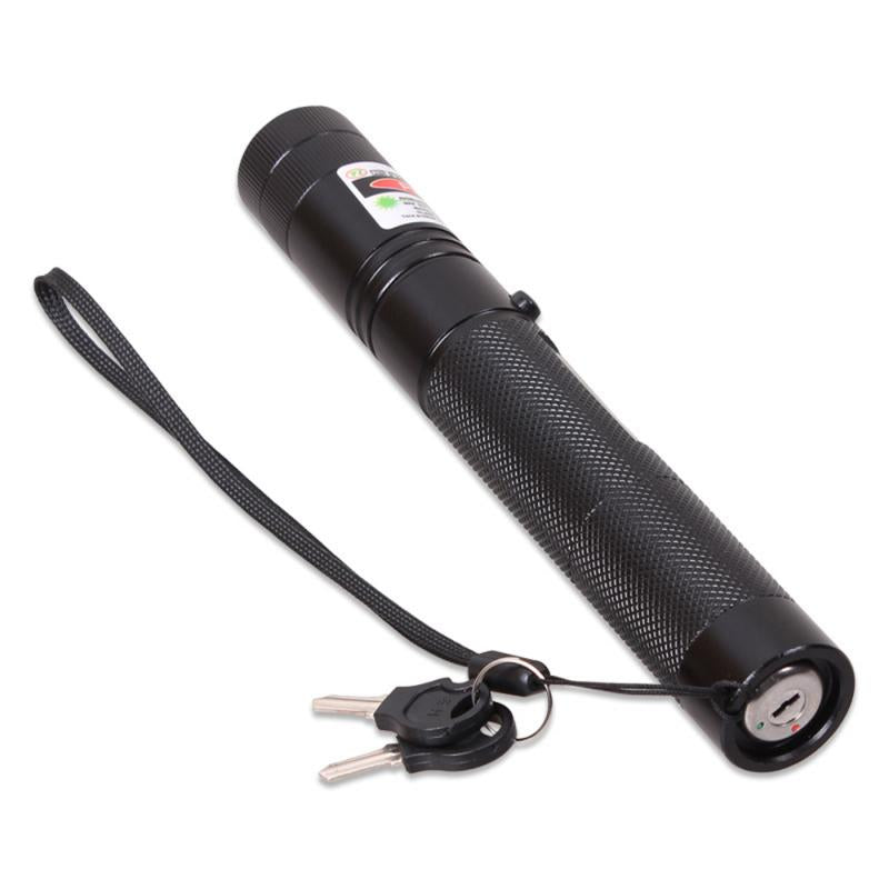 Hot sale powerful Laser Pen Green Laser Pointer Light hard anodizing black Pointer Pen 303 Adjustable Focus 532nm For Hunting - INDIAN SLINGSHOT