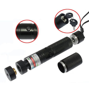 Hot sale powerful Laser Pen Green Laser Pointer Light hard anodizing black Pointer Pen 303 Adjustable Focus 532nm For Hunting - INDIAN SLINGSHOT
