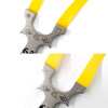 Hot sale powerful stainless steel Doublec Wolves atapult slingshot for hunting and shooting - INDIAN SLINGSHOT