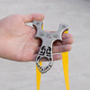Hot sale powerful stainless steel Doublec Wolves atapult slingshot for hunting and shooting - INDIAN SLINGSHOT