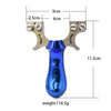 Hot sale twin wire resin 98K blue handle portable slingshot with Infrared laser light for shooting - INDIAN SLINGSHOT