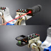 Hot sale twin wire resin 98K blue handle portable slingshot with Infrared laser light for shooting - INDIAN SLINGSHOT
