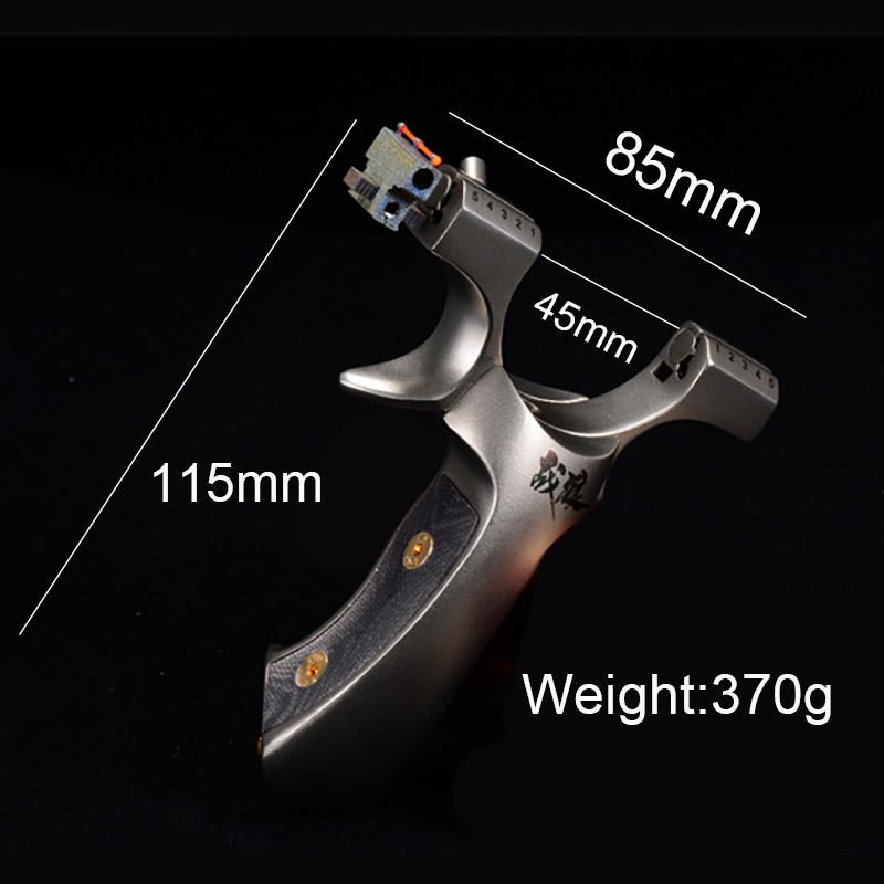 Hunting 304 Stainless Steel Catapult Camshaft Slingshot High Precision Shooting Sling Shot with Flat Rubber Band New - INDIAN SLINGSHOT