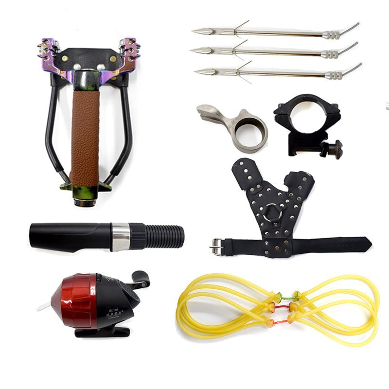 Hunting Fishing Slingshot Shooting Bow Powerful Fishing Compound Bow Catching Fish High Speed Fishing Accessories - INDIAN SLINGSHOT