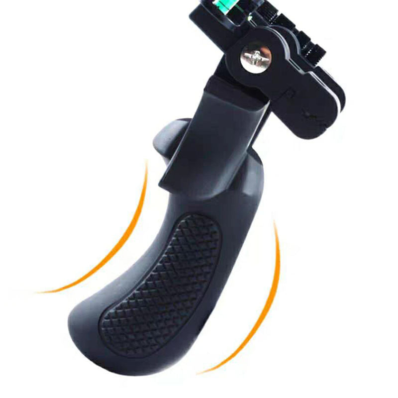 Dark Slate Gray Folding Black Resin Slingshot Outdoor Shooting Game Slingshot Catapult INDIAN SLINGSHOT