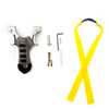 Goldenrod Grey Black Wrap Stainless Steel Slingshot MARKSMAN