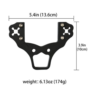 Black New Retractable Long Rod Slingshot Outdoor Target Shooting Fishing Slingshot Rifle Precision Shooting INDIAN SLINGSHOT