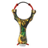 Dark Olive Green New Outdoor Sports Shooting Slingshot with Strong Rubber Band INDIAN SLINGSHOT