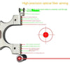 Gray Powerful Laser Aiming Slingshot High Precision Shooting Catapult Outdoor Sports Game Slingshot INDIAN SLINGSHOT