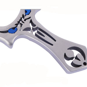 Dark Slate Gray Little Monster Club Stainless Steel Slingshot MARKSMAN