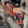 Dark Slate Gray Titanium Steel Powerful Red/Black Wrap Slingshot Outdoor Target Shooting Catapult MARKSMAN