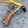 Gray Powerful Laser Aiming Slingshot High Precision Shooting Catapult Outdoor Sports Game Slingshot INDIAN SLINGSHOT