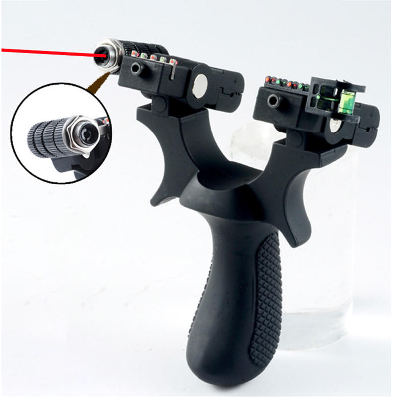 White Smoke Folding Black Resin Slingshot Outdoor Shooting Game Slingshot Catapult INDIAN SLINGSHOT