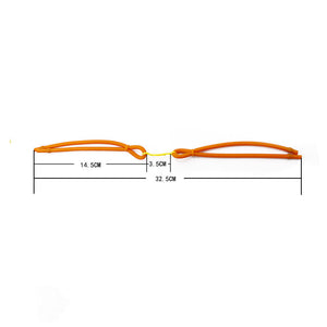 White Smoke Powerful Slingshot Fish Rubber Band Yellow and Orange Outdoor Shooting Slingshot Accessory INDIAN SLINGSHOT