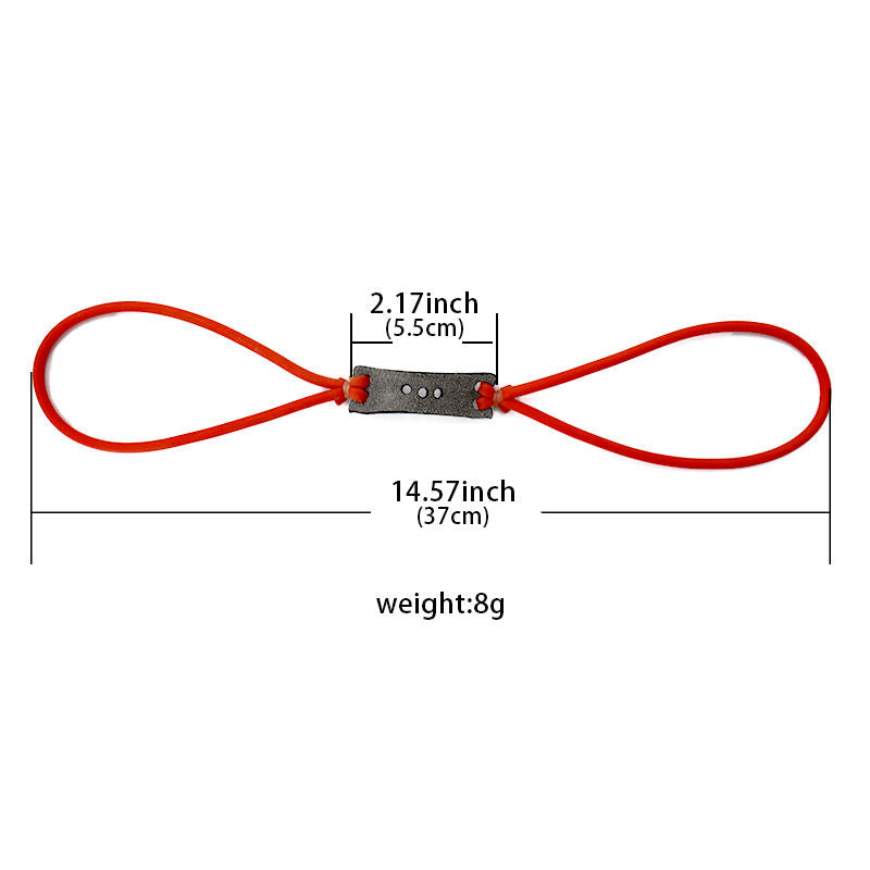 Black High-Elastic Fishing Rubber Band for Slingshot – Durable & Powerful INDIAN SLINGSHOT
